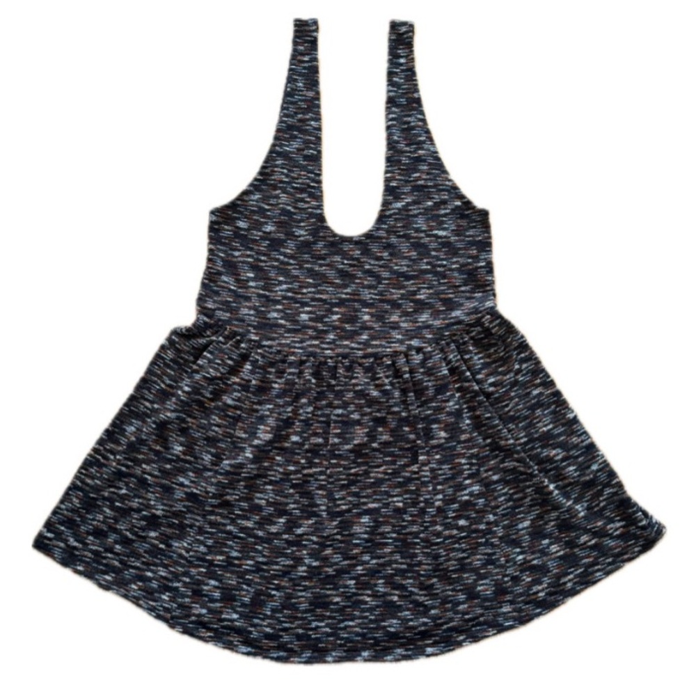 Maeve Anthropologie Multicolor Textured Knit Jumper Dress